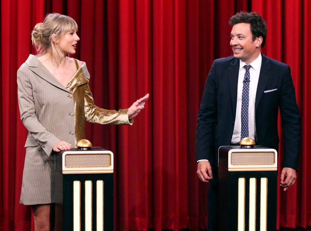 Taylor Swift Can T Calm Down After This Music Face Off Fail With Jimmy Fallon E Online